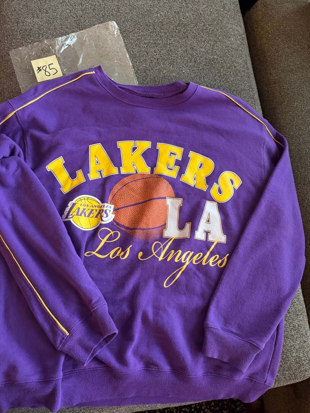 NBA Los Angeles Lakers Purple Crewneck Sweatshirt women’s L
